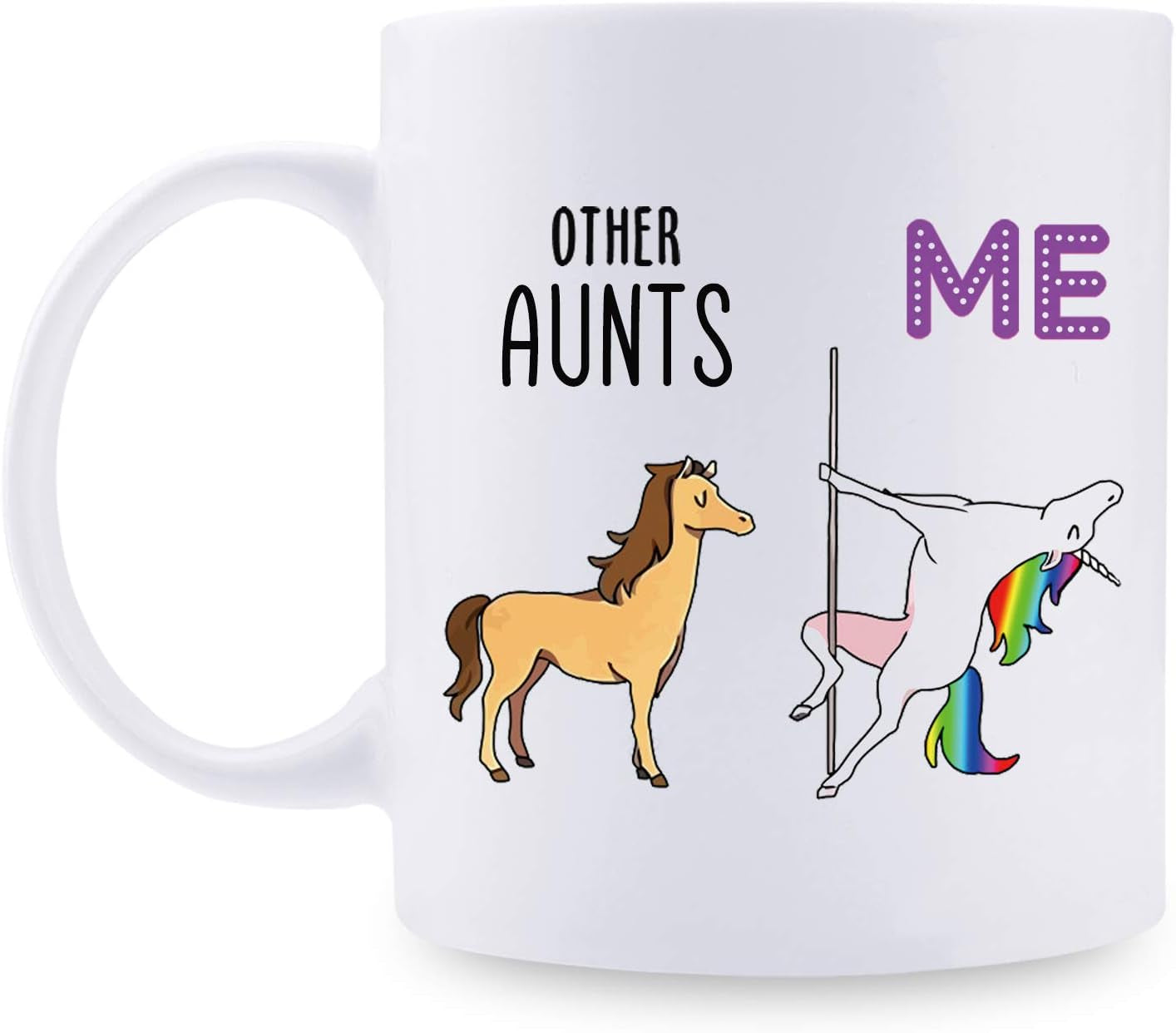Gifts for Aunt Coffee Mugs - Funny Mothers Day Gifts - 11 Oz Birthday Gift for Aunt Mug from Niece or Nephew - Aunite Gifts Mug for Christmas (Me)