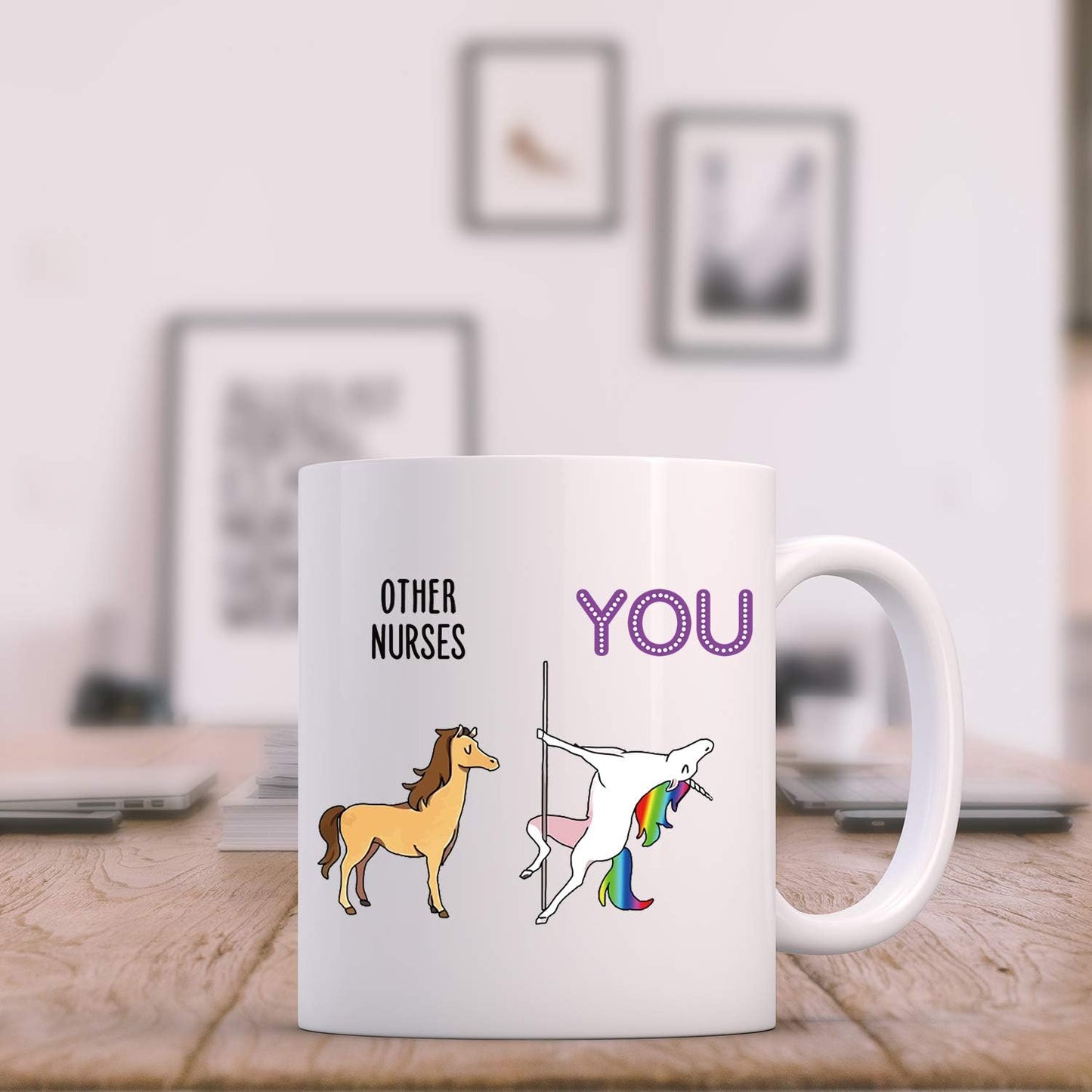 Nurse Gifts Coffee Mugs - Funny Nurse Appreciation Gifts in Labor and Delivery 11 Oz - Nurses Mug for Birthday, Graduation, Retirement (You)