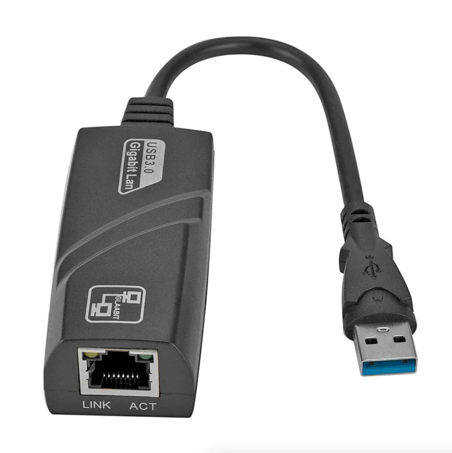 USB 3.0 Gigabit Ethernet LAN RJ45 1000Mbps Network Adapter for Windows PC Mac