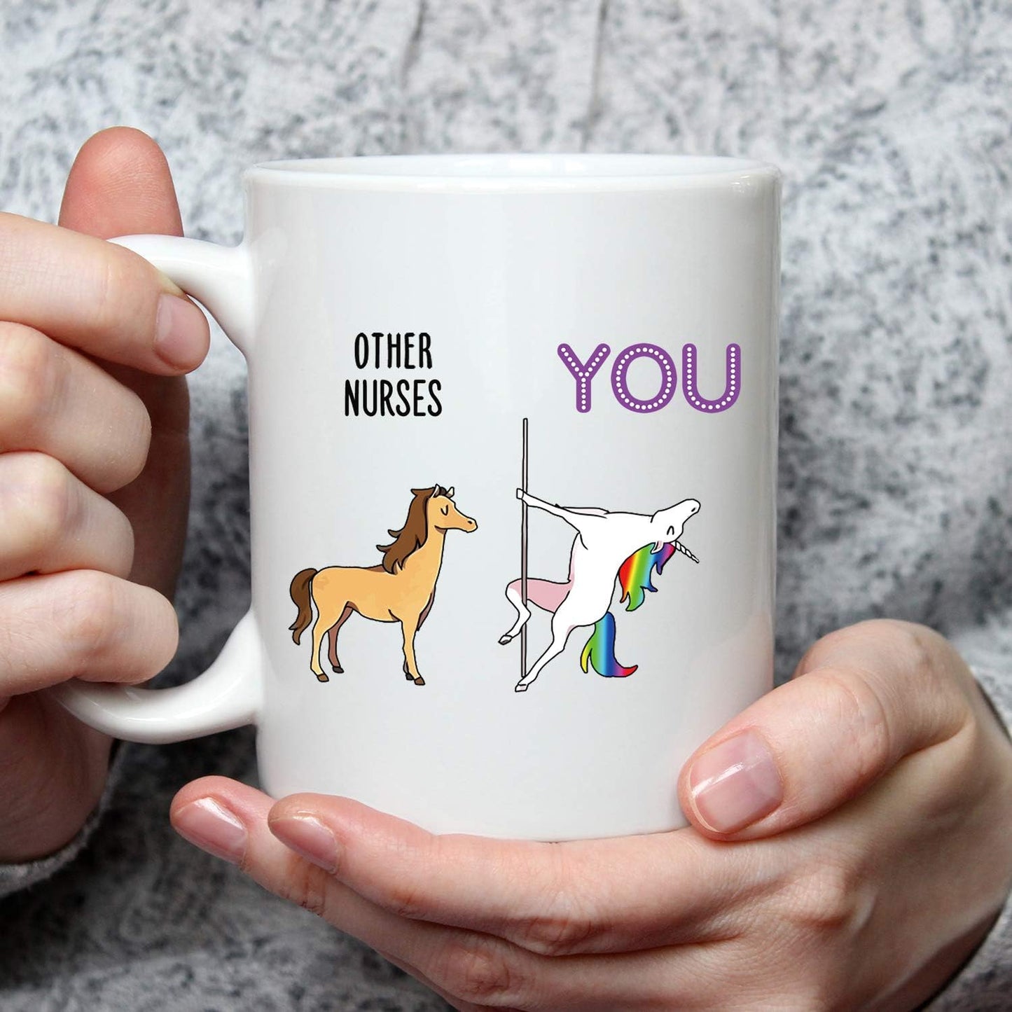 Nurse Gifts Coffee Mugs - Funny Nurse Appreciation Gifts in Labor and Delivery 11 Oz - Nurses Mug for Birthday, Graduation, Retirement (You)