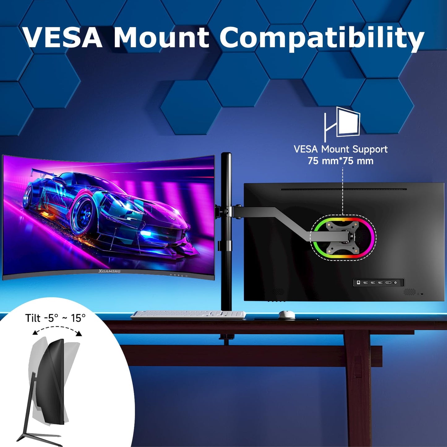 27-Inch QHD 165Hz Gaming Monitor - 1440P, 1ms Response, Free Sync, DP & HDMI - Ultimate Gaming Experience!