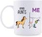 Gifts for Aunt Coffee Mugs - Funny Mothers Day Gifts - 11 Oz Birthday Gift for Aunt Mug from Niece or Nephew - Aunite Gifts Mug for Christmas (Me)